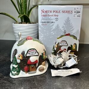 Dept 56‎ Santa’s Little Cakes 4044833 North Pole Sweet Shops New In Box
